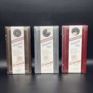 New Set of 3 Webway Orig Vanguard Photo Albums 72 Pockets USA W-35T Expandable